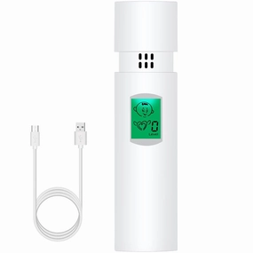 Odor Freshening Breath Tester, Professional Portable Oral Odor Breath Checker - Odor Breath Freshening Monitor for Personal Oral Cavity Testing – Milk White