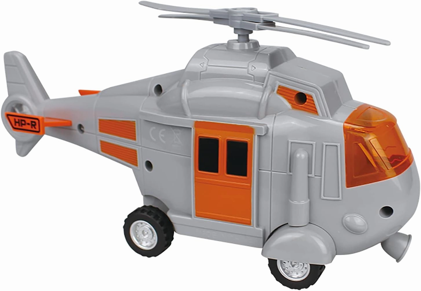 OMGTOY Military Helicopter, Airforce Airplane Toy with Hanging Basket Lights and Sounds for Kids(Gray)