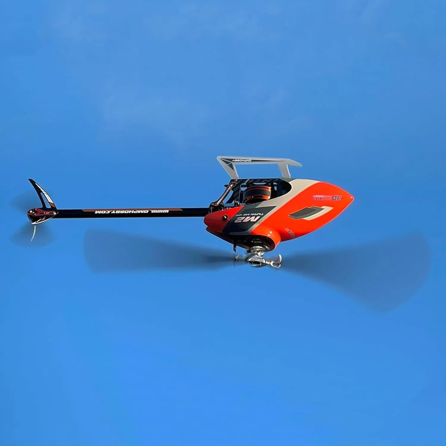 OMPHOBBY M2 EVO MK2 RC Helicopter for Adults - 6CH 3D Aerobatic RC Helicopters Outdoor with Dual Brushless Direct-Drive Motors, Outdoor Mini RC Aircraft For Advanced Pilots（PNP Version, Yellow)