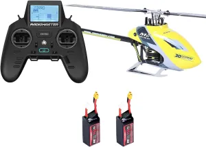 OMPHOBBY M2 EVO MK2 Ready To Fly RC Helicopter & OSHM2329 Lithium Battery