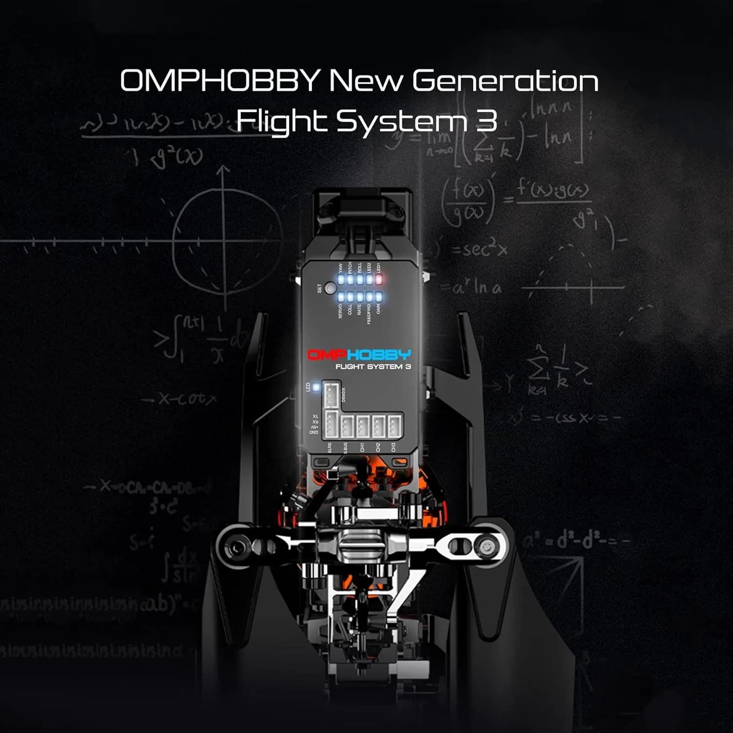 OMPHOBBY M2 EVO MK2 Ready To Fly RC Helicopter Outdoor Dual Brushless Motors Direct-Drive 6CH Remote Control Helicopters for Adults, 3D RC Plane with Remote Control Mini Drone RTF Red