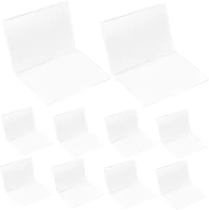 Operitacx 30pcs Acrylic Card Protector Sleeves Decorative Card Display Cases Photocard Holder for Game Reusable Compact Design for Easy Organization