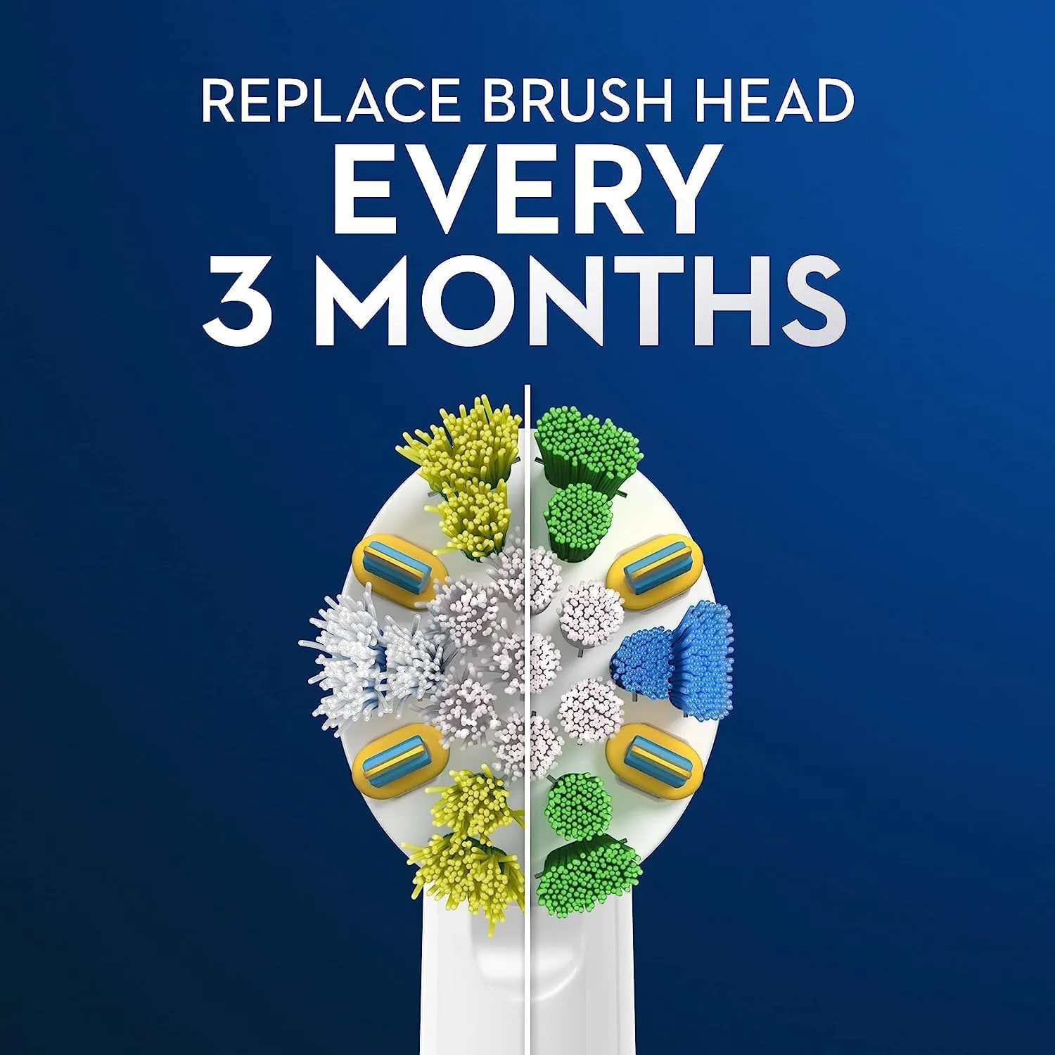 Oral-B Floss Action Replacement Brush Heads for an Oral-B Electric Toothbrush, Pack of 6