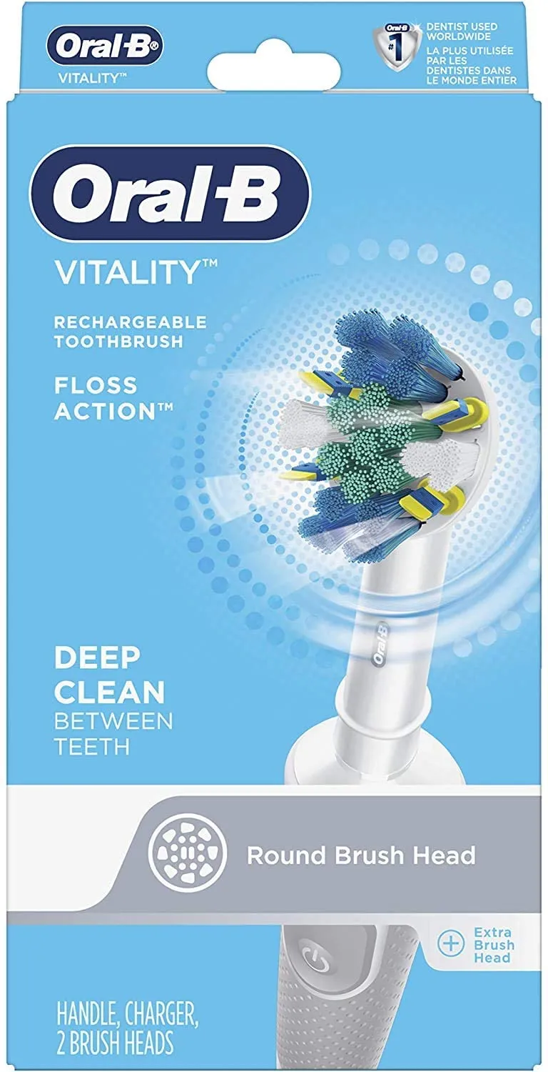 Oral B Vitality FlossAction Vitality Floss Action Rechargeable Power Toothbrush