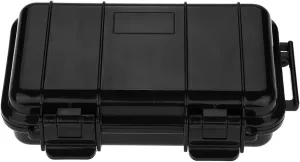 Outdoor Shock and Crush Resistant Waterproof and Dustproof Designed for Pistol Shotgun Ammunition Storage Stackable Lockable Box Tool Box Storage Tool Travel (Type C Waterproof Box: 200 * 98 * 82mm)