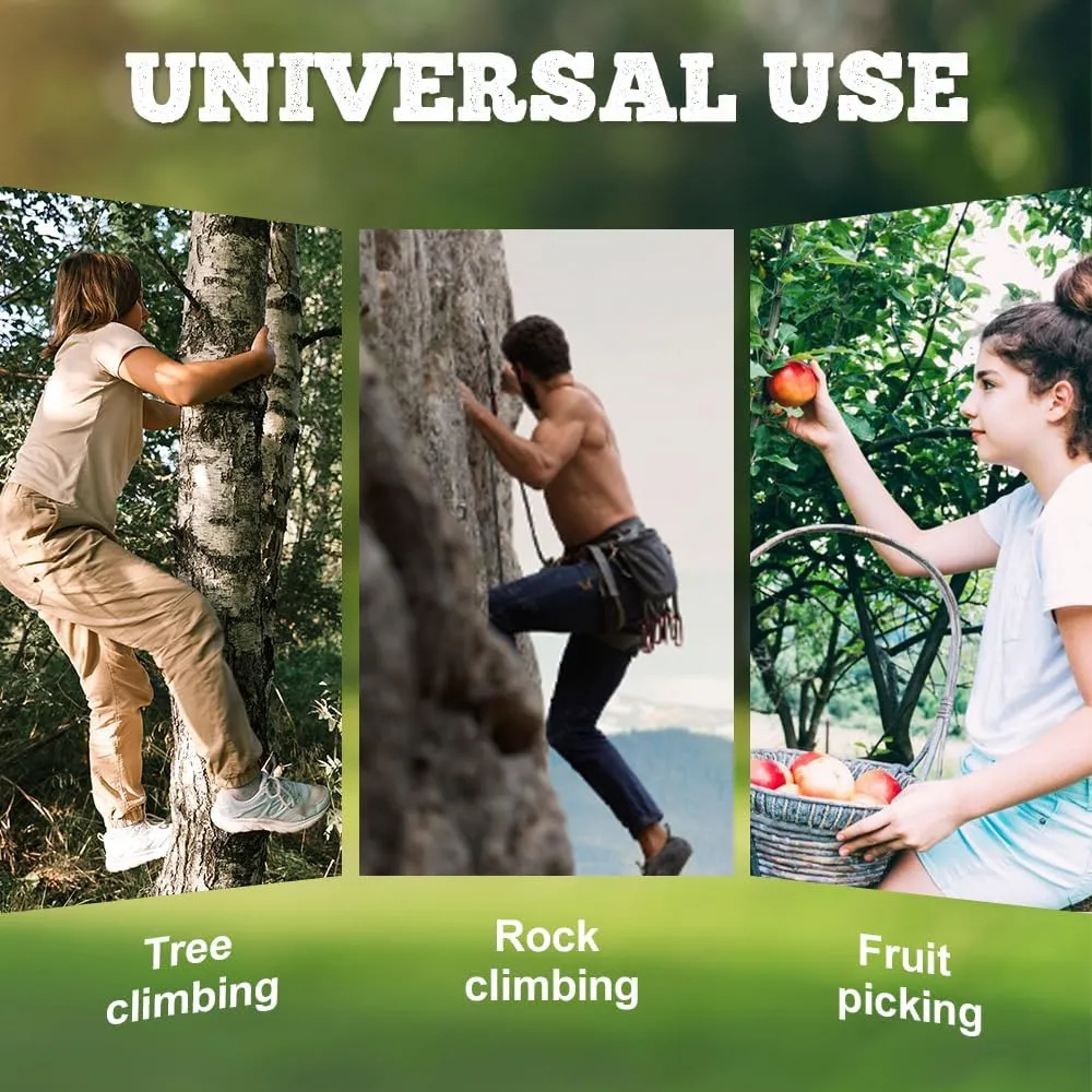 Outdoor Tree-Climbing Anti-Slip Cat Claw Shoes Set, 2025 Upgrade Tree Climbing Spikes, Portable Tree Climbings Gear for Tree Work
