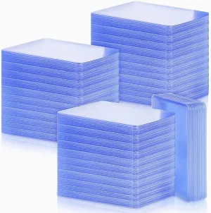 Outus 200 Count Card Sleeves Hard Plastic Top Loading 3" x 4" Baseball Trading Card Protector Holder for Collectible Tcg, Sports, Football Game, Postcard Clear Double Sided Display Collector Protector