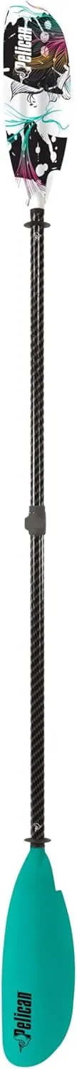 Pelican Symbiosa Kayak Paddle - Adjustable Fiberglass Shaft with Nylon Blades - Lightweight - 90.5in 240cm to 98.5in 250cm