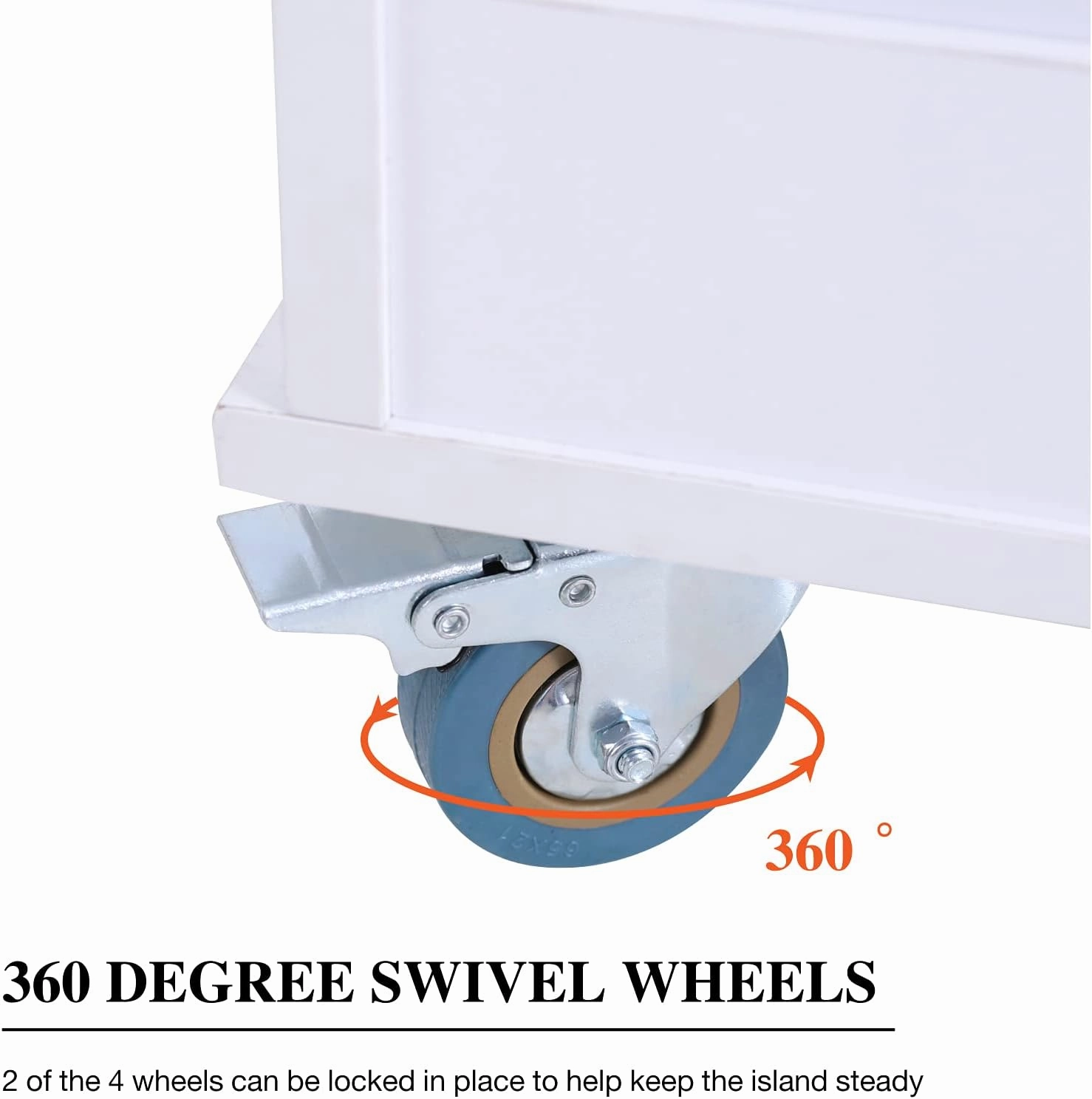 PHI VILLA Kitchen Island on Wheels Portable Kitchen Cart with Drop Leaf, Rolling Kitchen Island with Storage
