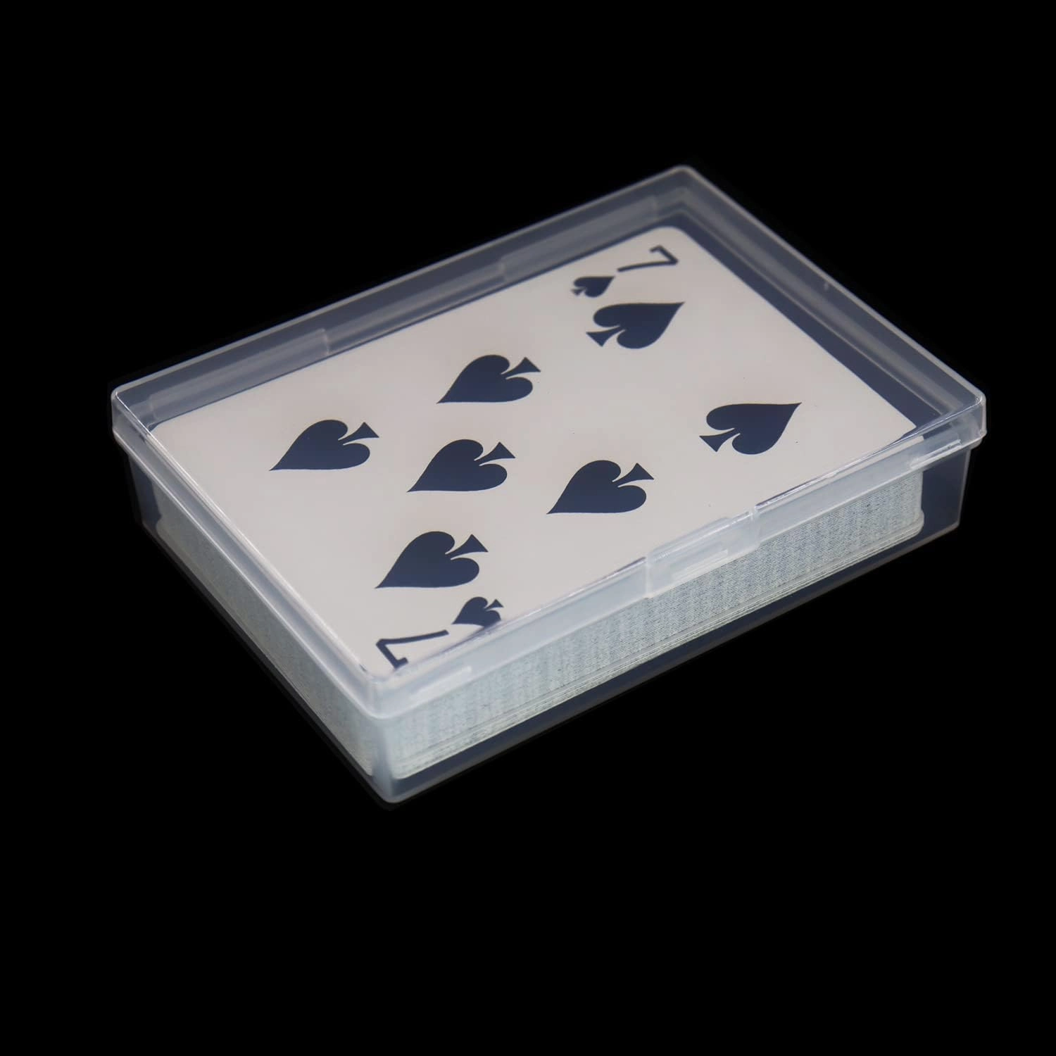 Playing Card Case 24PCS Card Deck Box Plastic Empty Gaming Card Holder Case, Internal Size is 3.6X2.6X0.8 Inch, Suitable for 3.5X2.5 Inch Poker Card(NO Cards)