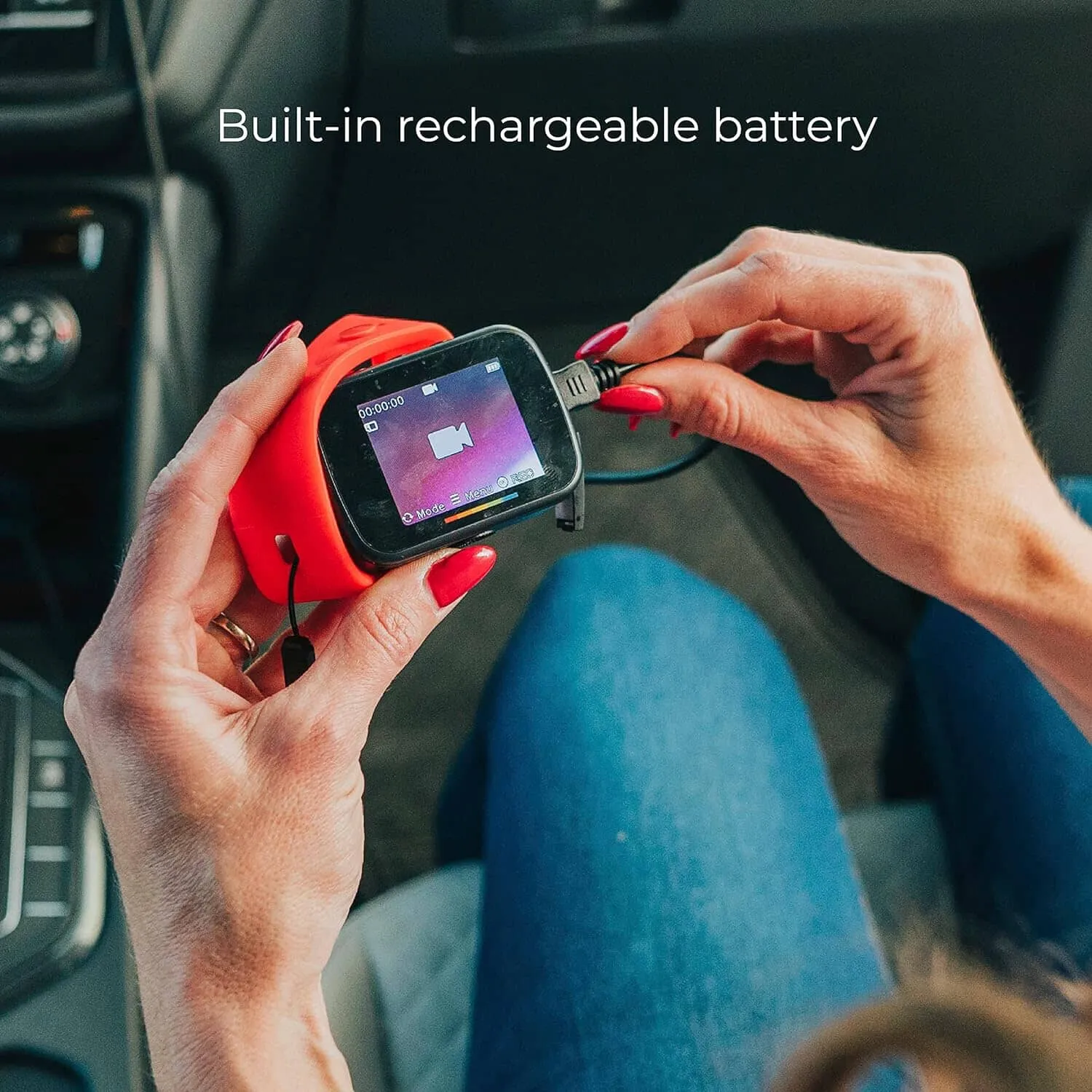 Polaroid Sport Action Camera 720p 12.1mp, Waterproof Camcorder Video Camera with Built in Rechargeable Battery and Mounting Accessories,  (Refurbished)