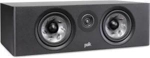 Polk Audio Reserve Series R400 Large Center Channel Loudspeaker, 1" Pinnacle Ring Tweeter & Dual 4" Turbine Cone Woofers, Hi-Res Certified, Dolby Atmos & IMAX Enhanced, Wall Mountable, Black