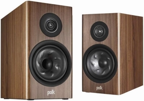Polk Audio Reserve R200 Large Bookshelf Speaker for Dynamic, Detailed Home Theater Audio, 1" Pinnacle Ring Tweeter & 6.5" Turbine Cone Woofer, Dolby Atmos & IMAX Enhanced, Wall Mountable, Walnut Brown
