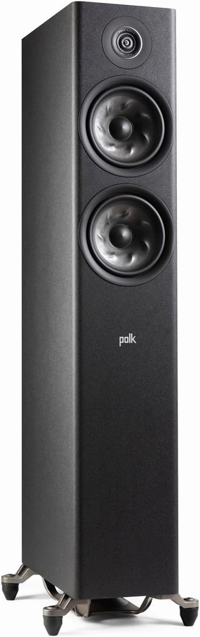 Polk Audio Reserve Series R600 Tower Speaker, 1" Pinnacle Ring Tweeter & Dual 6.5" Turbine Cone Woofers, Hi-Res Certified, Dolby Atmos & IMAX Enhanced for Dynamic Home Theater Audio, Black