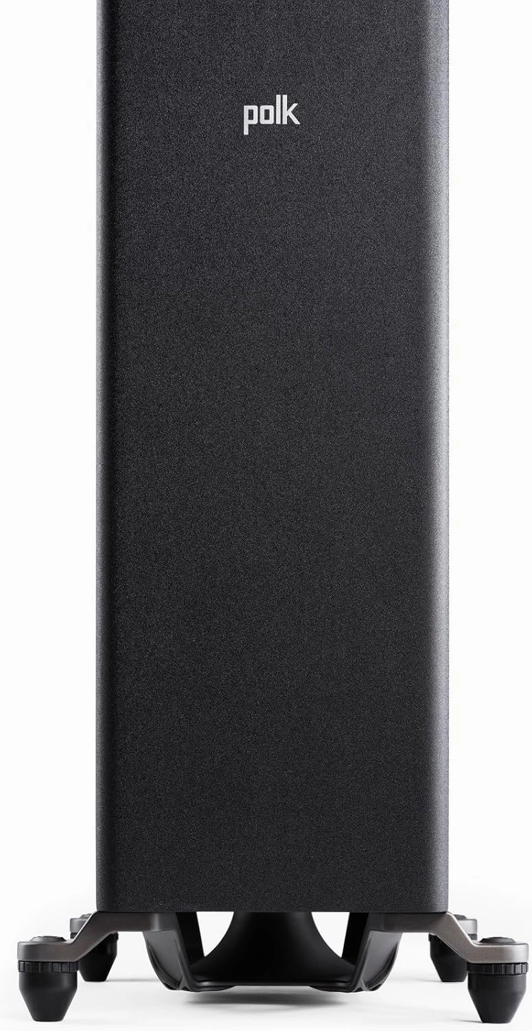 Polk Audio Reserve Series R600 Tower Speaker, 1" Pinnacle Ring Tweeter & Dual 6.5" Turbine Cone Woofers, Hi-Res Certified, Dolby Atmos & IMAX Enhanced for Dynamic Home Theater Audio, Black