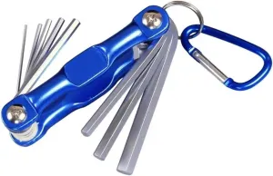 Portable Folding Hex Wrench Allen Set Metal Metric System Torx Hexagonal Spanner Screwdriver Hex Key Hand Tool(Big Hexagon Wrench)