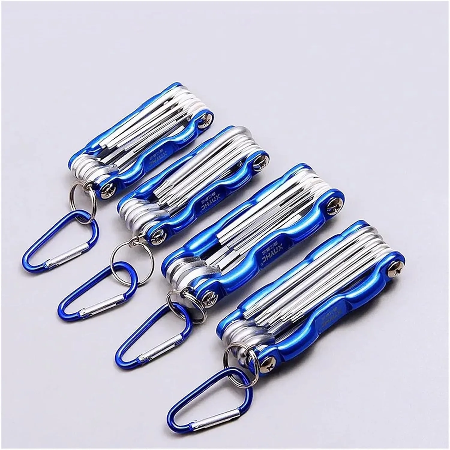 Portable Folding Hex Wrench Allen Set Metal Metric System Torx Hexagonal Spanner Screwdriver Hex Key Hand Tool(Big Hexagon Wrench)