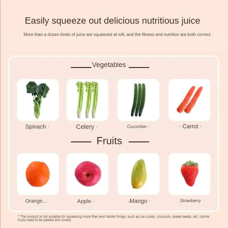 Portable Juicer - Quick and Easy Juice Maker