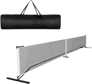 Portable Pickleball Net System 22 Feet Sports Net for Tennis Training Party