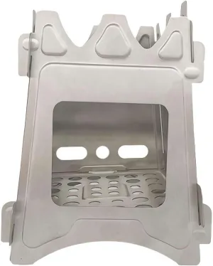 Portable Stove, Butane Camping Stove, Portable Card Stove, Firewood Camping Stove for Outdoor Kitchen (L)