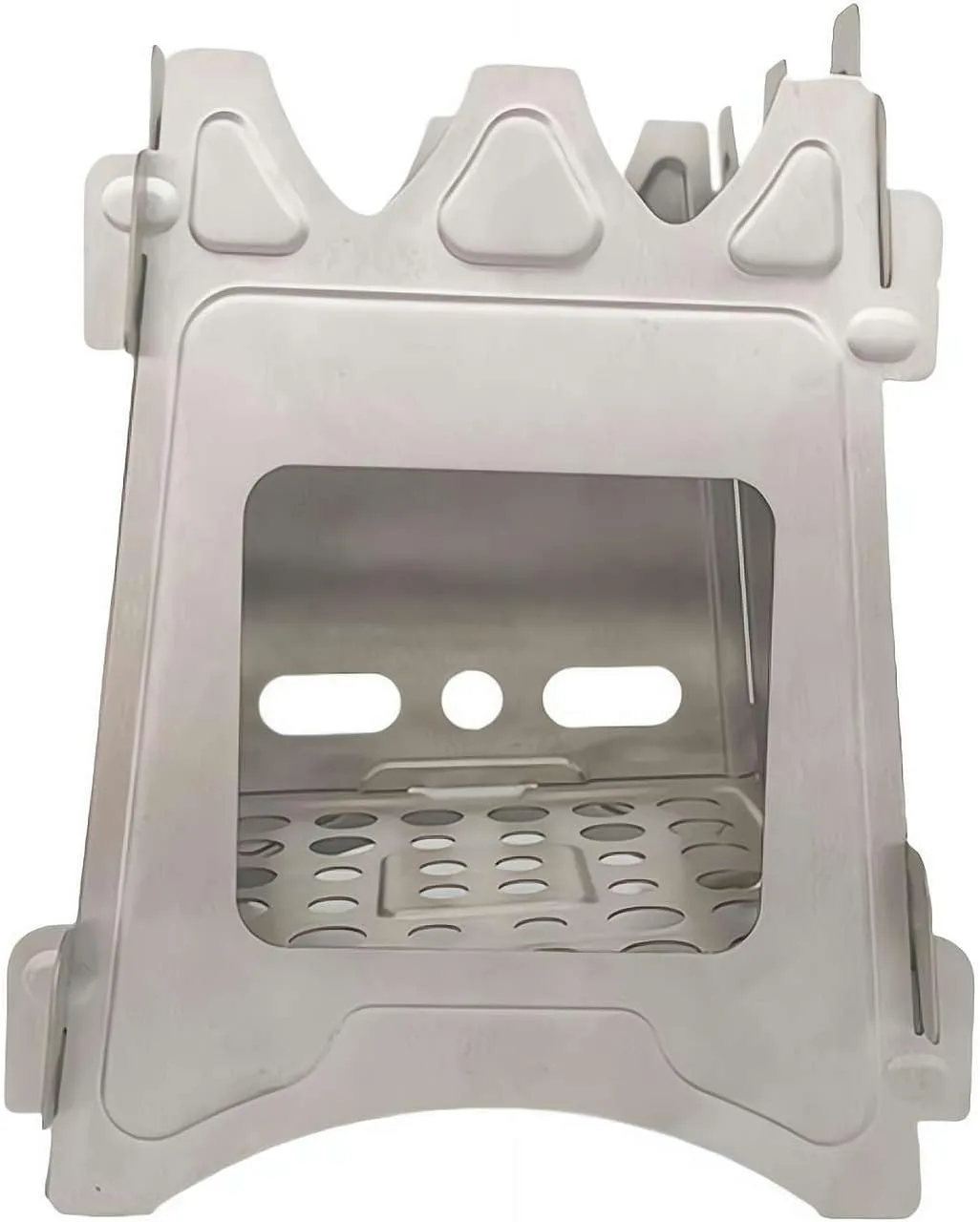 Portable Stove, Butane Camping Stove, Portable Card Stove, Firewood Camping Stove for Outdoor Kitchen (L)