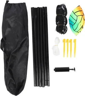 Portable Volleyball Set, Professional Complete Net System with Portable Carrying Bag, for Outdoor Beach Backyard