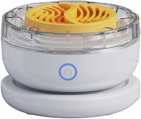 Portable Fruit and Vegetable Washing Machine – Rechargeable Fruit Washing Machine, USB Hydroxyl Ion Purifier, IPX7 Waterproof Cleaner Device for Fruits, Vegetables, Meat, Seafood (White)