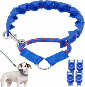 Practical Design Perfect Pets Dogs Command Collar Adjustable ABS Anti-Bark Large Dog Command Training Collar Blue