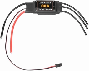 Premium 80A Brushless ESC Speed Controller - High Performance Remote Controlled RC Aircraft Electronic BEC Power Module for Quadcopter, Helicopter, and Drone with Multiple ion