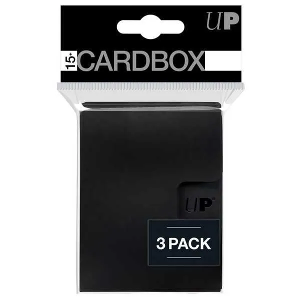 PRO 15  Card Box 3-pack: Black