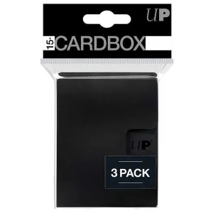 PRO 15  Card Box 3-pack: Black