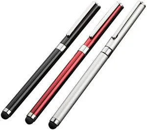 Pro Stylus Capacitive Pen Compatible with Kurio Utra 2 7-inch, Smart 2-in-1 Pro 10-inch Upgraded Custom High Precision Touch Full Size 6 Pack! (Black Silver RED)