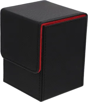 PU Leather Card Decks Box Storage Case for Game Cards Portable Design for Home Outdoor Use Scratch Resistant Lining present