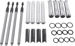 Pushrod Adjustable Chrome Cover Kit Replacement for 1999-2017 Har-ley David-son Twin Cam Models 88, 96, 102, & 110 (excluding 2017 Touring) # 106-6051, 0928-0023, 493889