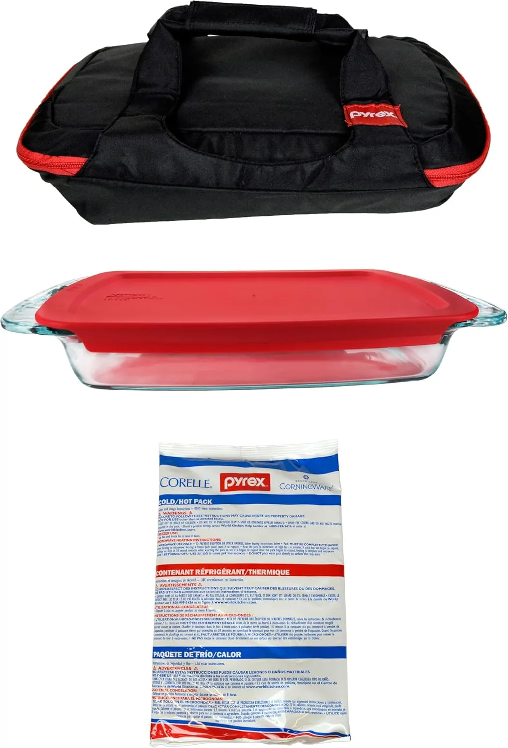 Pyrex PORTABLE BAKEWRE SET 4PC