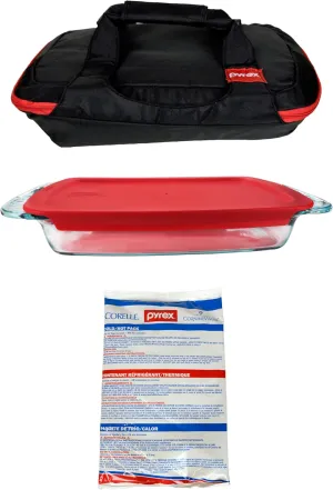 Pyrex PORTABLE BAKEWRE SET 4PC