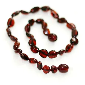 Raw Baltic Amber Teething Necklace - 13 Inch