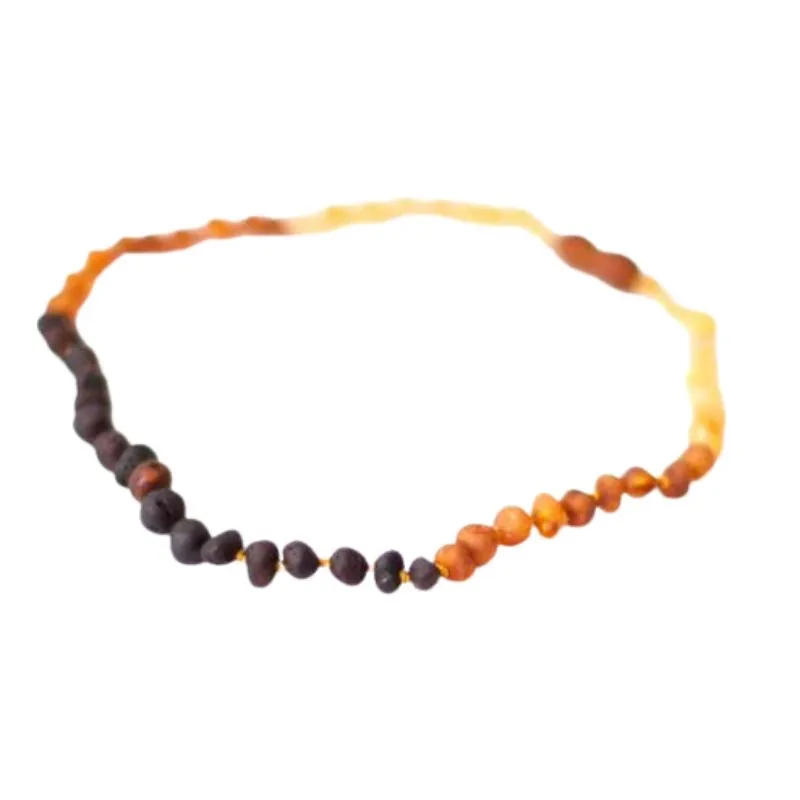 Raw Baltic Amber Teething Necklace - 13 Inch
