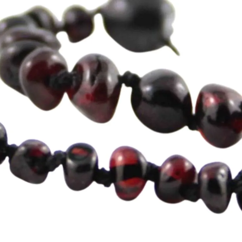 Raw Baltic Amber Teething Necklace - 13 Inch