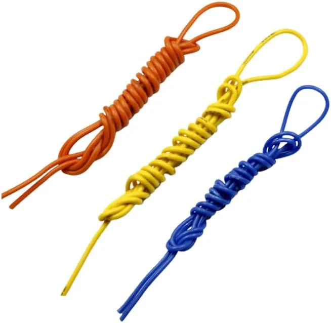 Razcus 2pcs/lot 18# 18awg Heatproof Soft Silicone Silica Gel Wire Connect Cable 1m 100cm 18 Awg Blue Color For Rc Boat Helicopter Car - (Color: Blue)