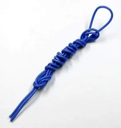 Razcus 2pcs/lot 18# 18awg Heatproof Soft Silicone Silica Gel Wire Connect Cable 1m 100cm 18 Awg Blue Color For Rc Boat Helicopter Car - (Color: Blue)