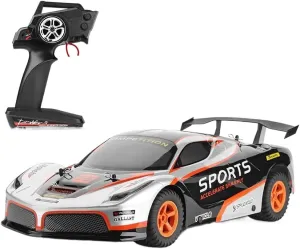 RC Cars,1:10 Scale All Terrain Remote Control Car,2WD 2.4 GHz Off Road High Speed 25 Km/h RC Monster Truck Racing Cars with 390 Brush Motor, Xmas Gifts for Kid and Adults