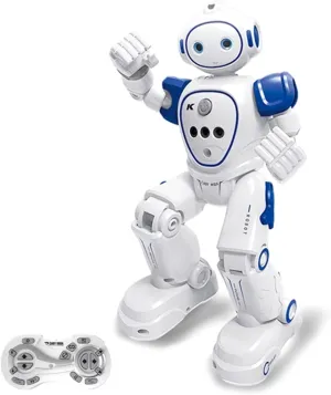 RC Robot Toys Gesture Sensing Smart Robot Toy for Kids Can Singing Dancing Speaking Christmas Birthday (Blue)