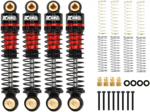 RCAWD Full Aluminum Rc Shocks For CR18P Rock Van CR18P Trail Hunter CR18P Rock Van EVO CR18P EVO HARVEST CR18P EVO Trail Hunter Parts Red