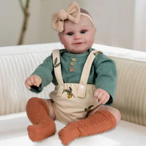 Realistic Baby Dolls 20- Inch Baby Dolls That Look Real Reborn Baby Doll Soft Cloth Body Newborn Girl with Realistic Features Gift for Kid’s Birthdays for 3  Years