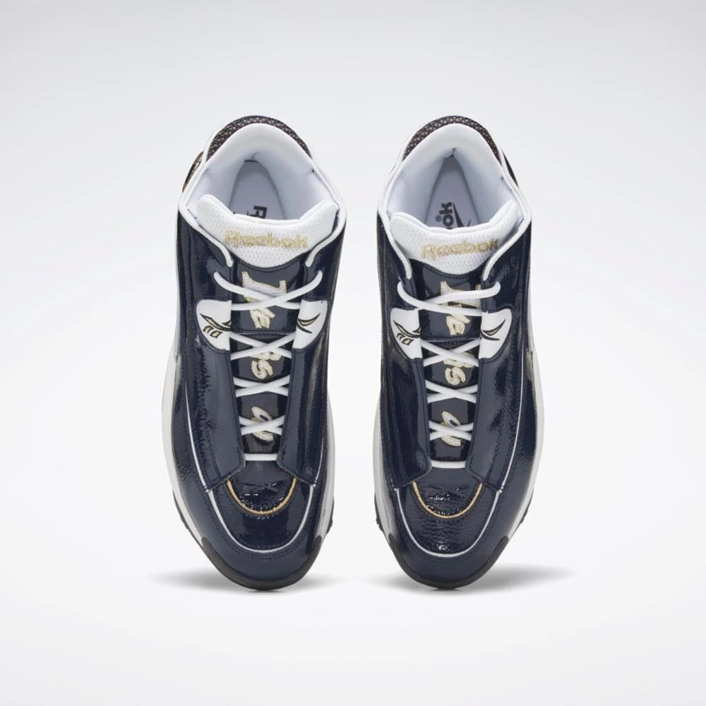 Reebok Mens The Answer DMX Faux Leather Fitness Basketball Shoes