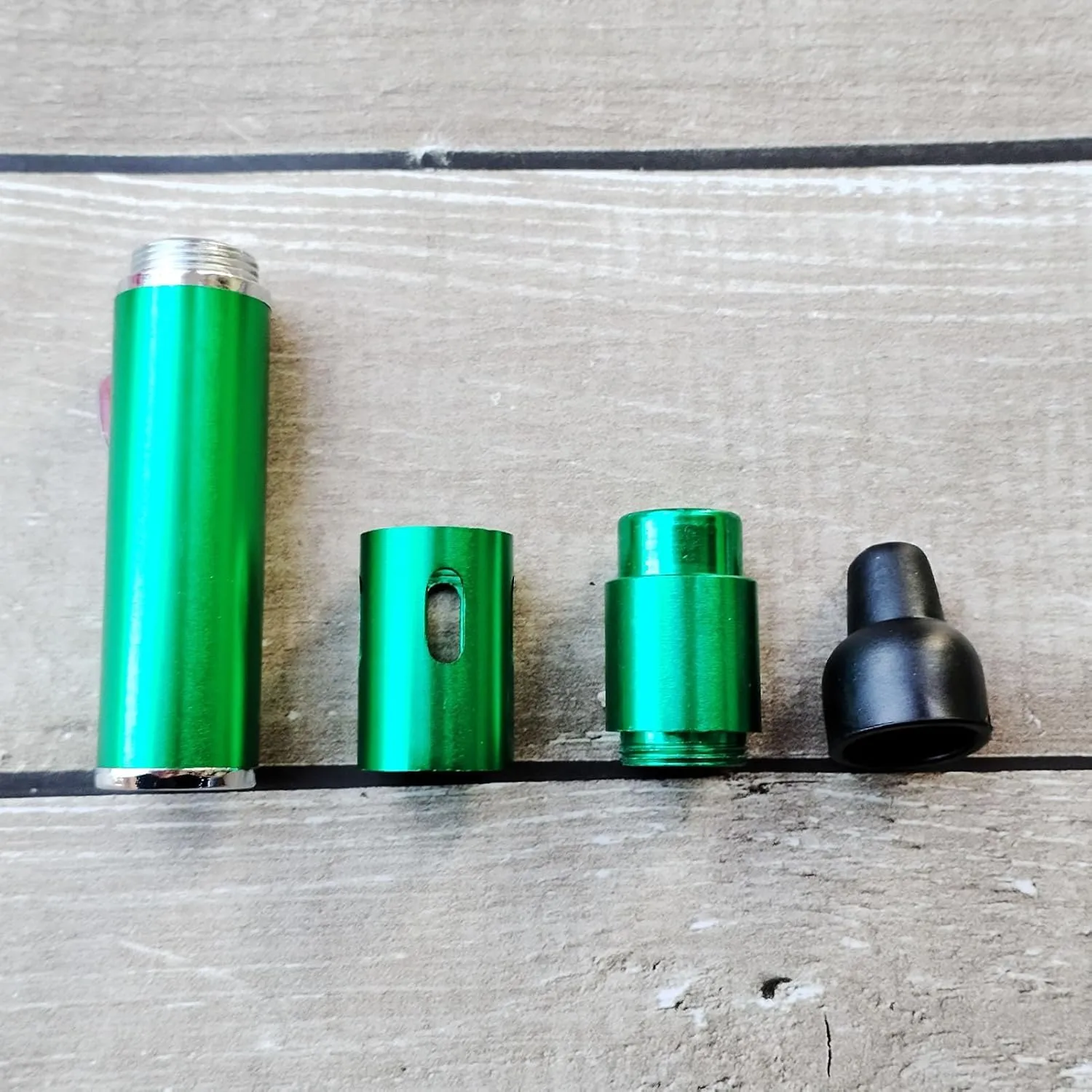 Refillable Portable Lighter, Jet Flame Torch Lighter Fame Kitchen Cooking,Green（2PCS）