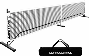 Regulation Size 22 FT Pickleball Net Set with Metal Frame and PE Net,Portable Pickle Ball Net System for All Weather Condition and Windproof, Indoor and Outdoor, Backyard and Driveway