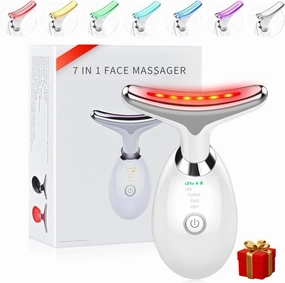 Renewalift 7-Color LED Light Therapy Device for Face and Neck – Beauty Tool for Skin Appearance, Toning, and Relaxation – Home Use Facial Device for Women and Men