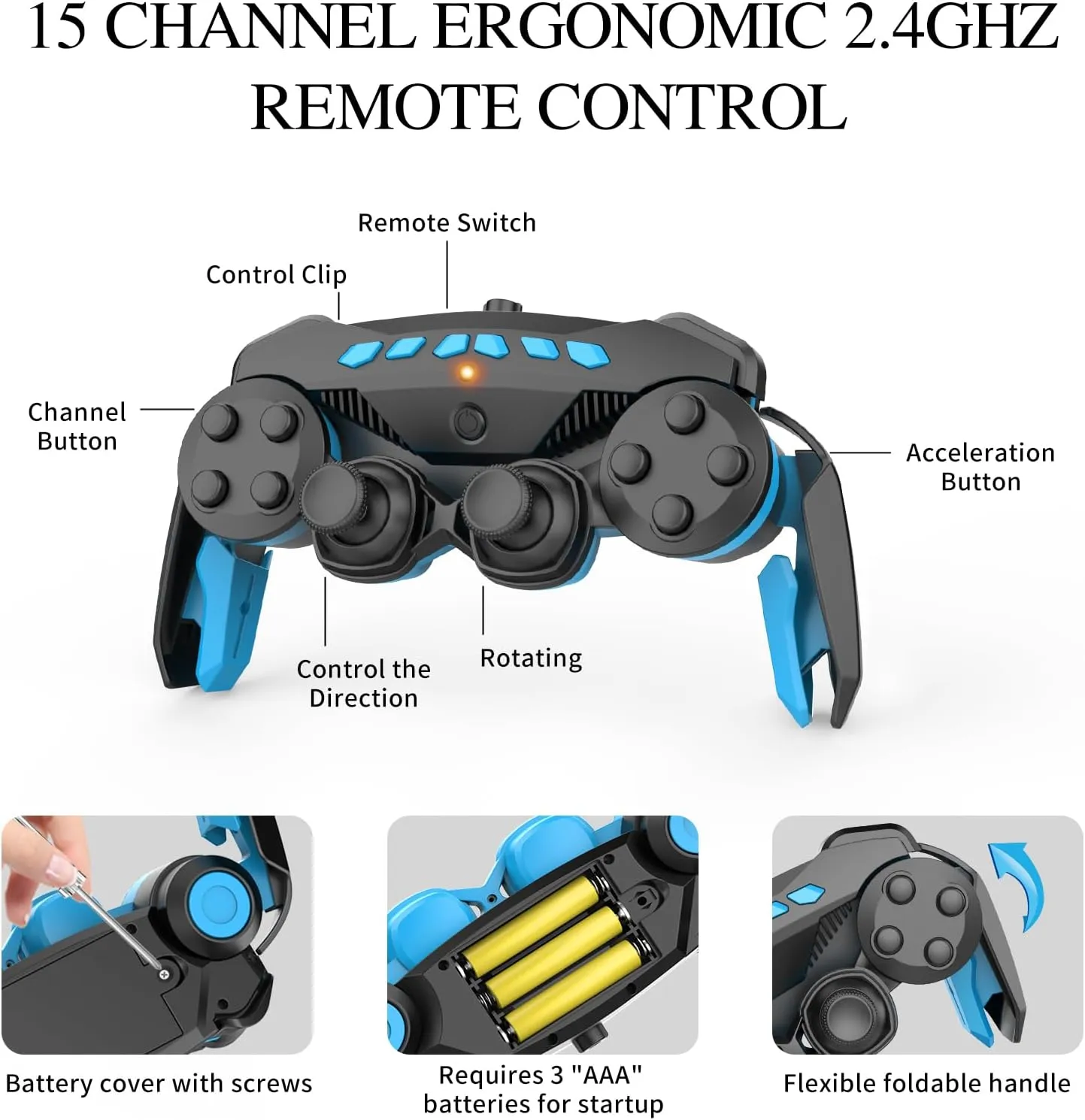Robot Arm Kit Toys, Flexible Remote Control Robotic Arm with 360° Gripper and Wheels, 2 in 1 Science Kit Best Bithday Gifts for Kids Adults, No Assembly Required Robot Arm (with Gift)